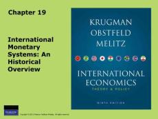 M19_Krugman_International Monetary Systems An Historical Overview