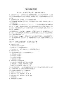 4490《室内设计原理》0910复习提纲.doc
