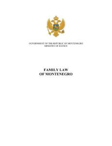【黑山】家庭法 Family Lawdoc