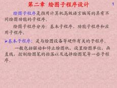 第2章 繪圖子程序設(shè)計(jì)