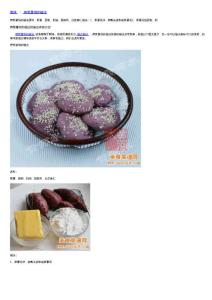 烤紫薯饼的做法的做法
