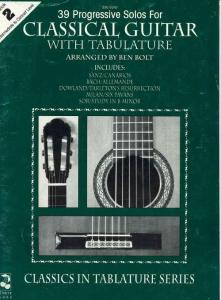 39首古典吉他进阶独奏曲(BEN BOLT版) 39 Progressive Solos For Classical Guitar Book 2