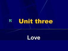 Unit 3 of book 1Love