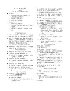 第一章  人力資源規(guī)劃