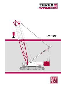 demag 275t 履带吊车 起重机 CC1500