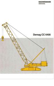 德马格 800t 履带 吊车 起重机 demag_cc6400