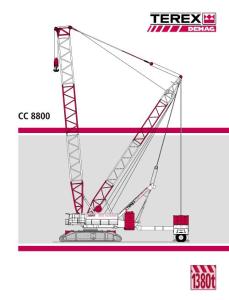 德马格 demag履带吊车 起重机CC8800 (1380T)_US