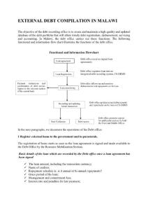 STRUCTURE OF THE DEBT AND AID POLICY STRATEGY DOCUMENT