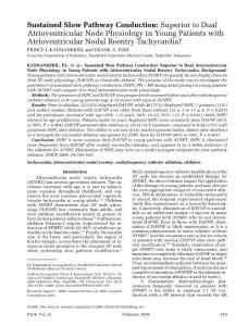 Sustained Slow Pathway Conduction