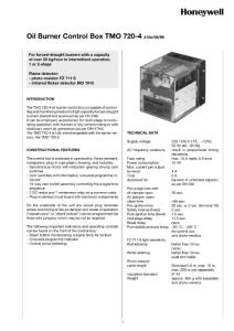 燃油燃燒器控制器說明書Honeywel+TMO+720-4