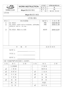 Hi-pot測試規(guī)范