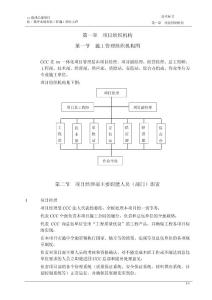 项目组织机构