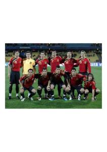 2010年世界杯32强全家福-西班牙队