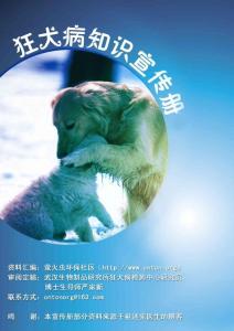 狂犬病知识宣传册 修订版 1014