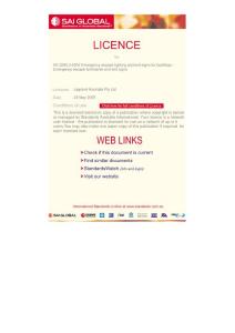 AS 2293.3-2005 Emergency escape lighting and exit signs for buildings - Emergency escape luminaires and exit