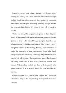 should hire cleaners