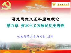 馬克思主義基本原理概論第五章 資本主義發展的歷史進程
