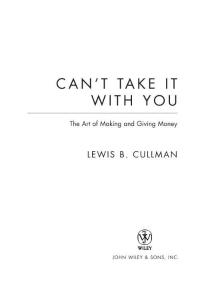 WILEYCAN'TTAKEITWITHYOUTHEARTOFMAKINGAND-愛問共享資料