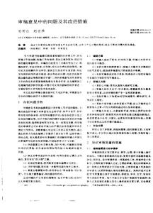 审稿意见中的问题