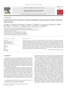 X-Ray Fluorescence and Laser-Induced Breakdown Spectroscopy analysis of Roman silver denarii