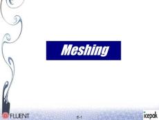 icepak网格划分方法 meshing