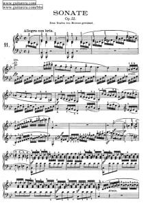 《降B大调第十一钢琴奏鸣曲》 Beethoven_-_Piano_Sonata_in_Bs-dur_Op._22