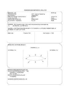 17個(gè)典型的職位說(shuō)明書(shū)