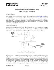 AD 转换器架构技术指南 VIII_ Integrating ADCs