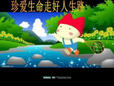 主题班会课件：珍爱生命，走好人生路