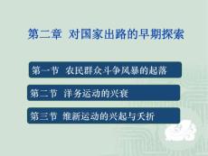 第二章  對國家出路的早期探索