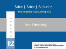 Intermediate Accounting Debt Financing