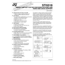 意法半導體（ST）;STi5518_DS