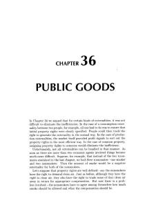 36 Public Goods