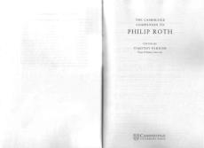 The Cambridge Companion to Philip Roth