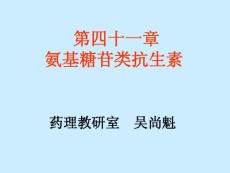 mqp__第四十一章 氨基糖苷類抗生素