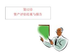 第12章资产评估结果与报告