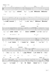 吉他大师Steve Vai - Tender Surrender原版吉他谱