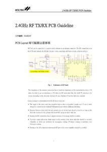 24GHz RF TXRX PCB Guideline
