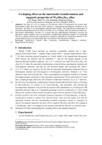 Co-doping effect on the martensitic transformation and magnetic properties of Ni49Mn39Sn12 alloy