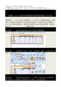 excel如何改变图表坐标轴标签的文字方向