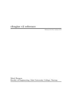 cfengine-Reference