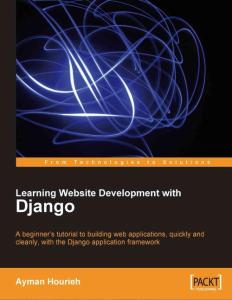 [Packt]Learning Website Development with Django