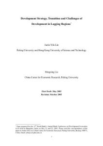 challenges of development in lagging regions