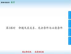 第01章 集合与常用逻辑用语-高考领航2014人教数学（文）总复习（课件+练习）1-2
