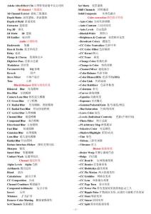 Adobe_AfterEffect_CS6中英文对照 已整理