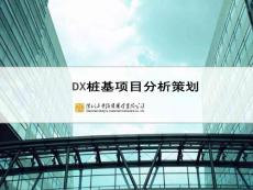 DX桩基项目策划分析