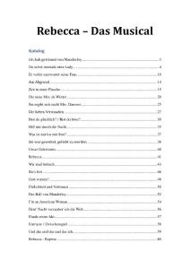 德語音樂劇Rebecca劇本
