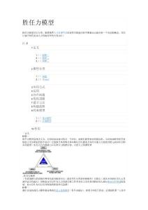 勝任力模型