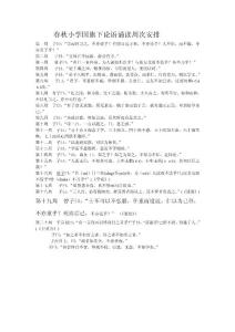 春秋小学国旗下论语诵读