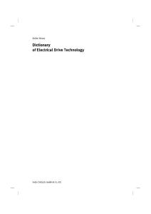 Festo Hesse Dictionary of Electrical Drive Technology